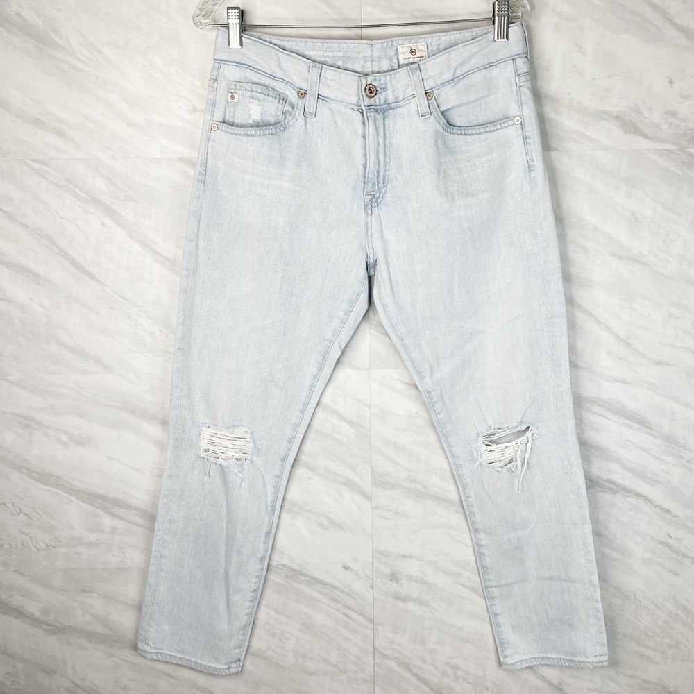 AG Adriano Goldschmeid Ex-Boyfriend Slouchy Slim Jean Pants 28R